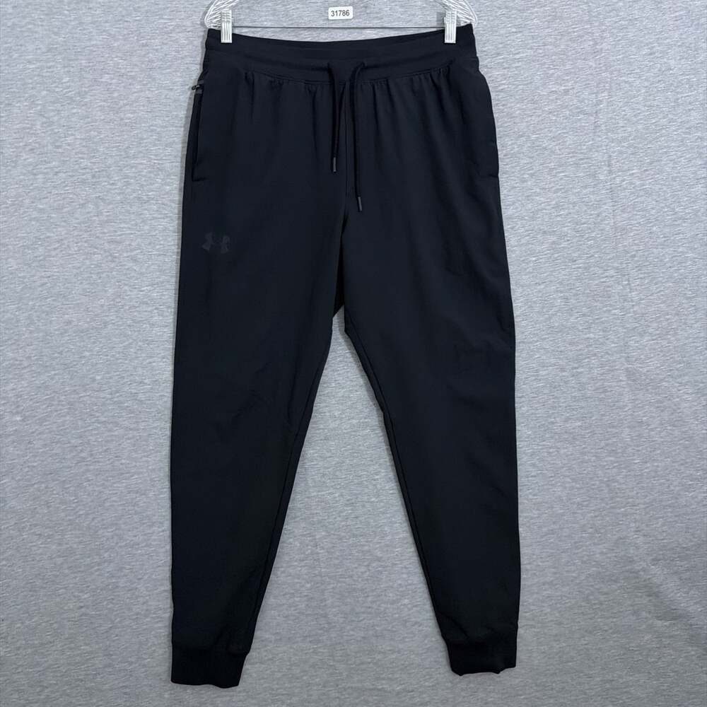Under Armour SportsStyle Men’s Size Large Black Woven Utility Jogger Pants